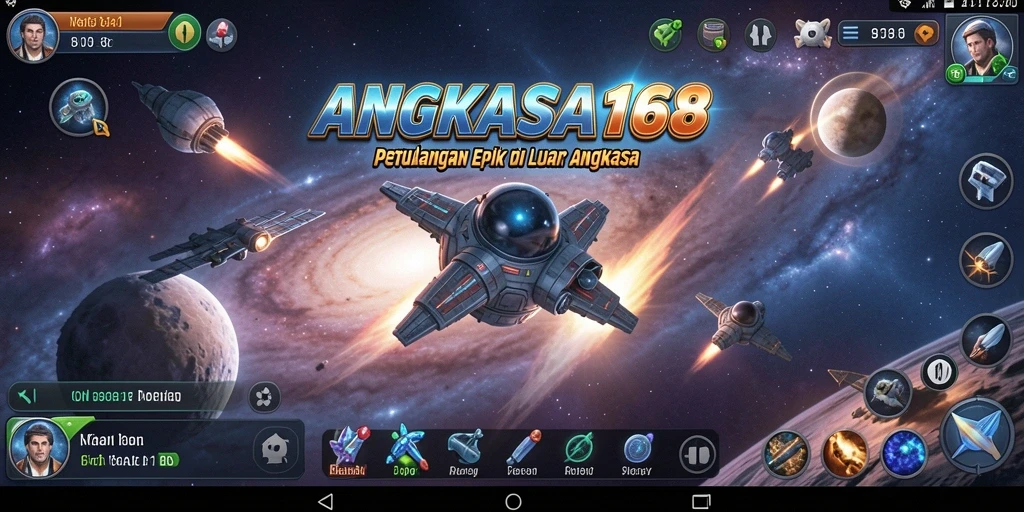 Gameplay RPG menakjubkan dalam ANGKASA168 dengan eksplorasi luar angkasa.