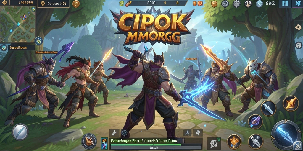 Screenshot gameplay menunjukkan petualangan seru di dunia CIPOK.