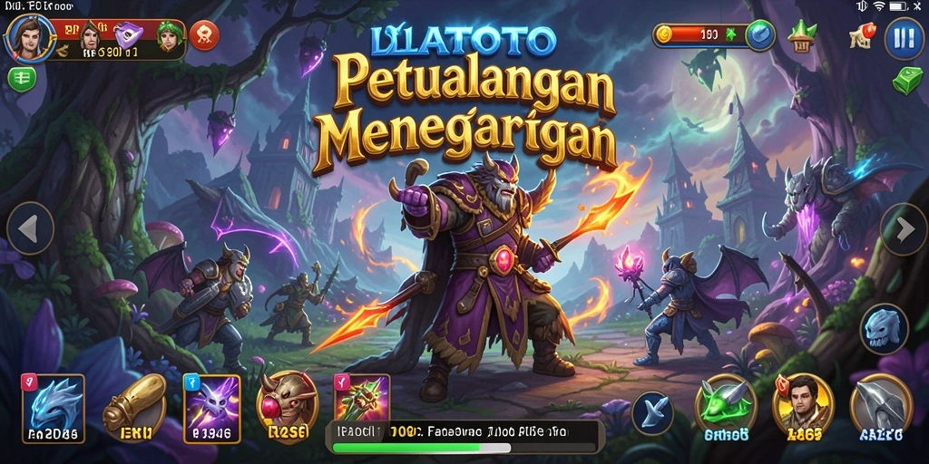 Tampilan gameplay LATOTO yang mengesankan dan penuh petualangan.