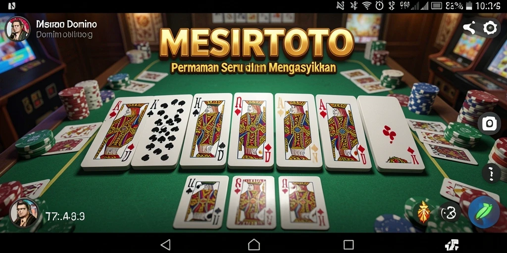 Gameplay seru dan interaktif dalam MESIRTOTO.