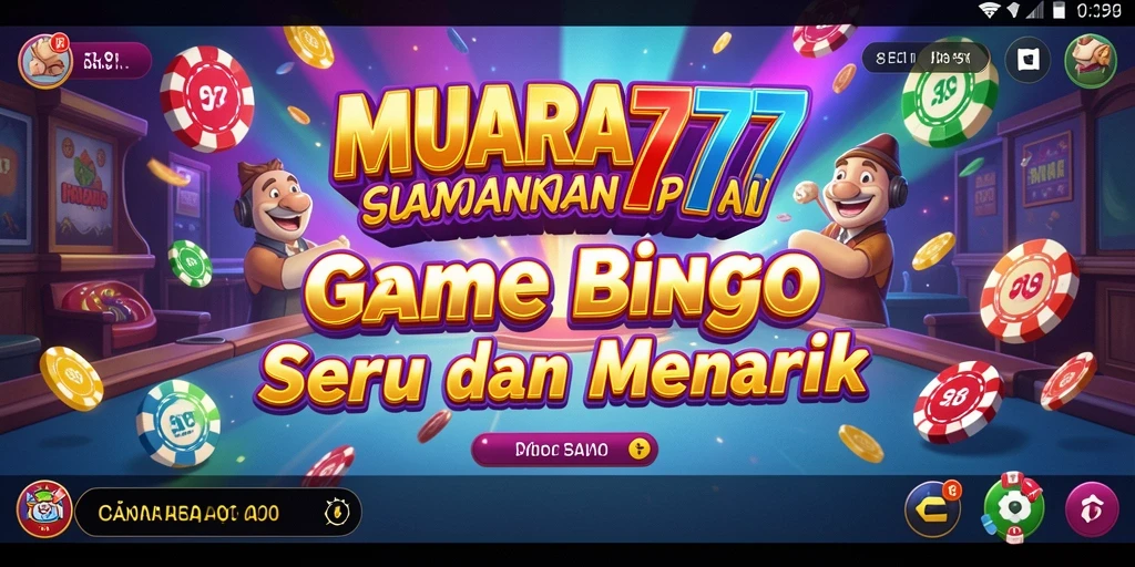 Gameplay seru Bingo di MUARA777 dengan interaksi pemain.