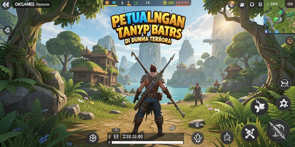 Tampilan gameplay Open World yang menarik dari OKGAMES.