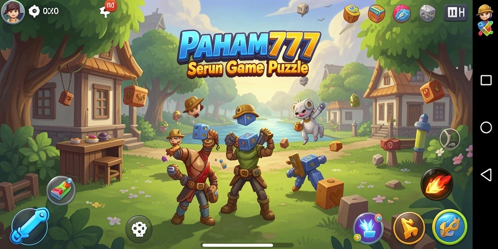 Tampilan gameplay seru PAHAM777 dengan berbagai tantangan puzzle.
