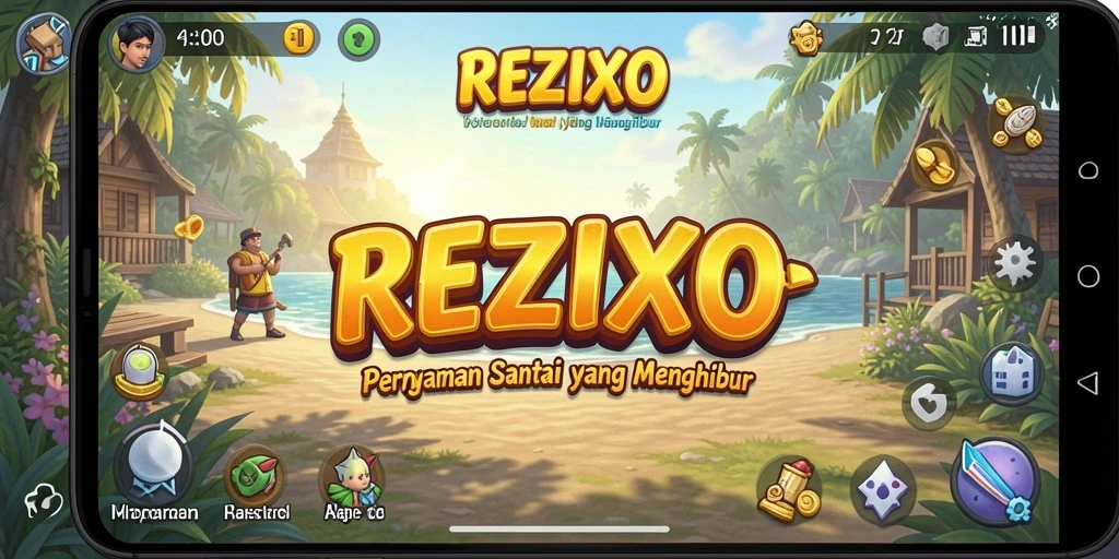Tampilan gameplay menarik di <strong>REZIXO</strong> dengan berbagai level santai.