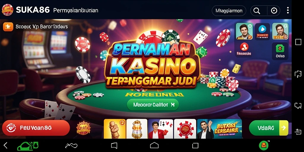 Tampilan menarik dari gameplay Kasino di SUKA86.