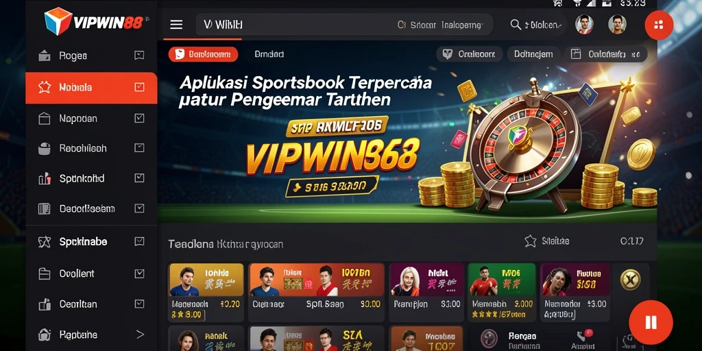 Tampilan gameplay Sportsbook yang menarik dan interaktif.