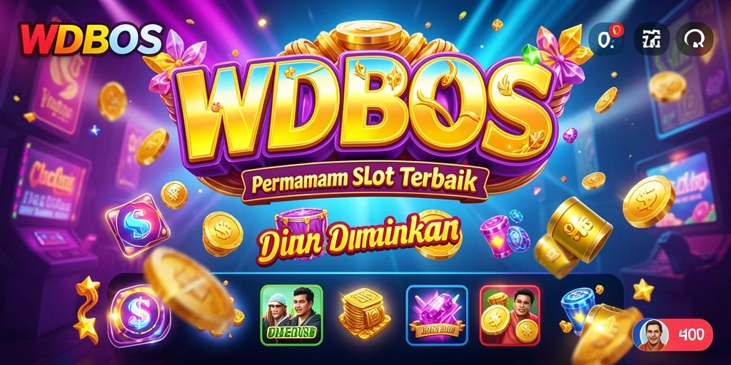 Tampilan gameplay WDBOS dengan mesin slot yang menarik.
